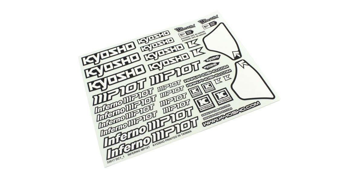 KYOSHO K.ISD102 - Decal Sheet Inferno MP10T