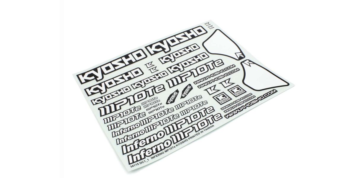 KYOSHO K.ISD103 - Decal Sheet Inferno MP10Te