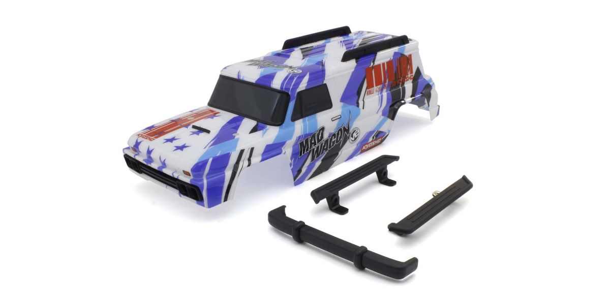 KYOSHO K.KBB001BL - Body shell Kyosho Mad Wagon VE - Type2 Blue-White