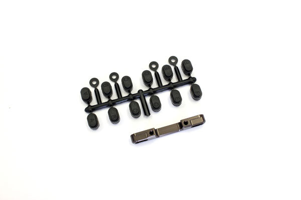 KYOSHO K.LAW36GM - ALUMINIUM SUSPENSION HOLDER ZX5-ZX7 RF - GUN METAL
