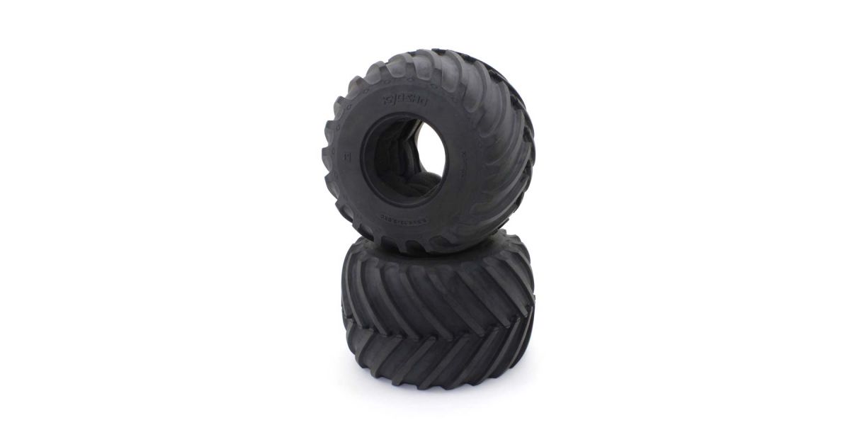 KYOSHO K.MAT403 - Tyres Kyosho USA-1 Monster V-Shape 1:8 Mad Series 2 pcs