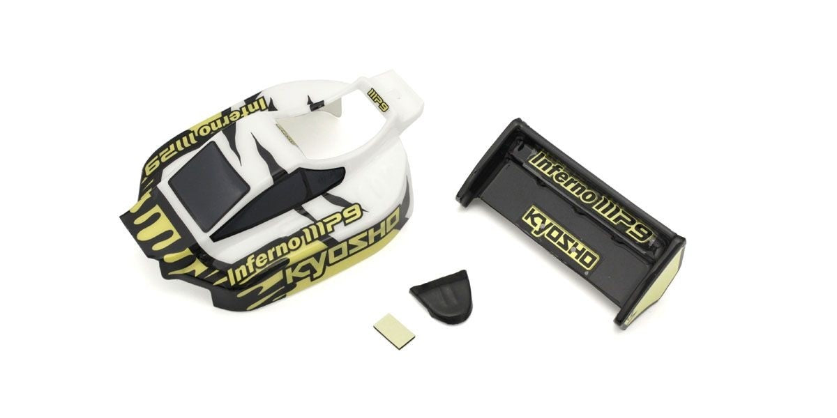 KYOSHO K.MBB03WBK - Pre-painted Mini-Z Buggy Inferno MP9 TKI3 Body Set - White-Black
