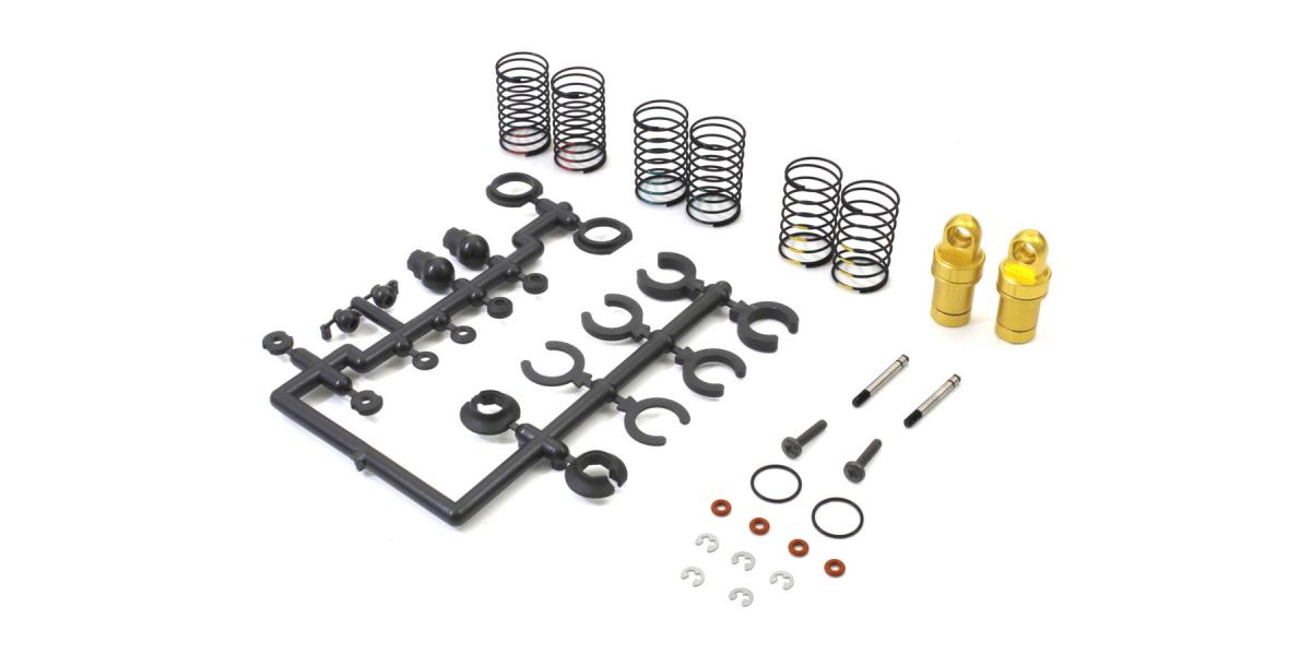 KYOSHO K.MBW037G-SPB - Big Bore Shocks Gold Kyosho Mini-Z Buggy MB010 2 pcs