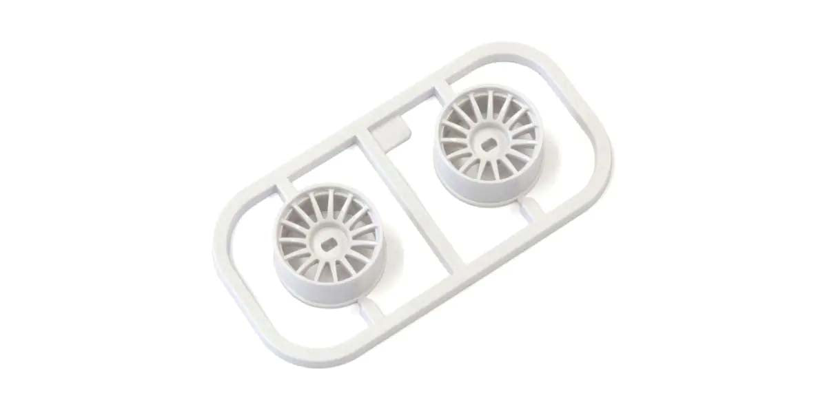 KYOSHO K.MDH100W-W1B - Wheel Set Kyosho Mini-Z AWD Wide 1 Offset 2 pcs White