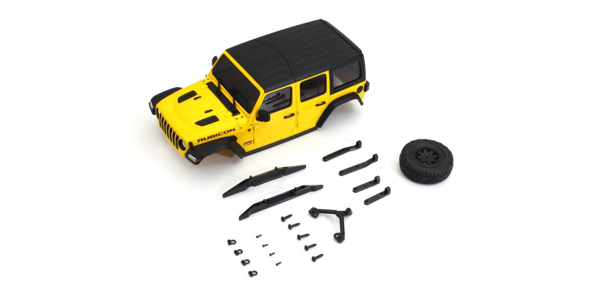KYOSHO K.MXB01Y - Bodyshell  Jeep Wrangler Rubicon Mini-Z 4X4 MX01 Yellow