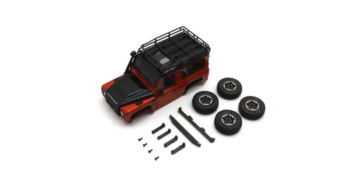 KYOSHO K.MXBT10MO - Bodyshell Land Rover Defender 90 Adventure Orange Mini-Z 4X4 MX01