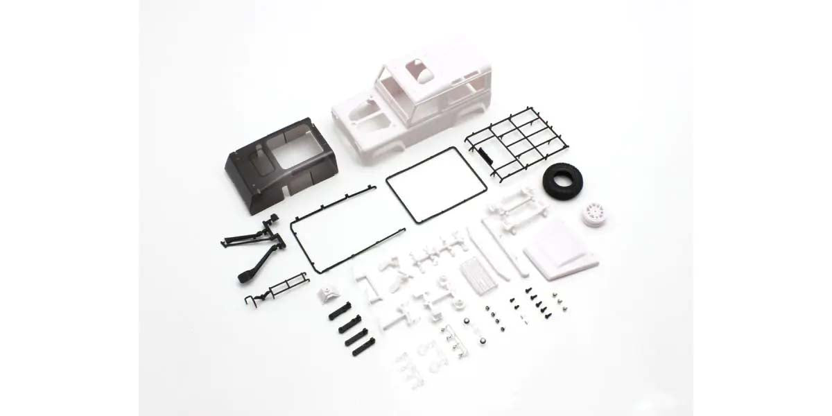 KYOSHO K.MXN08 - Bodyshell Land Rover Defender Adventure Mini-Z 4X4 MX01 White Body