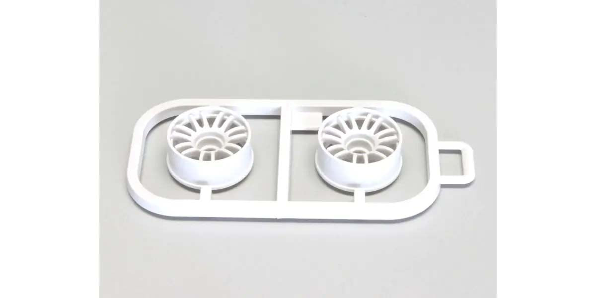 KYOSHO K.MZH131W-N15B - Wheels Set RE30 Kyosho Mini-Z MR03 Narrow-Offset 1.5 2 pcs White