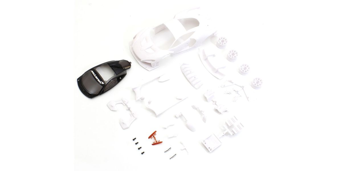 KYOSHO K.MZN208 - Bodyshell McLaren Senna GTR Mini-Z + 2WD Rims White Body