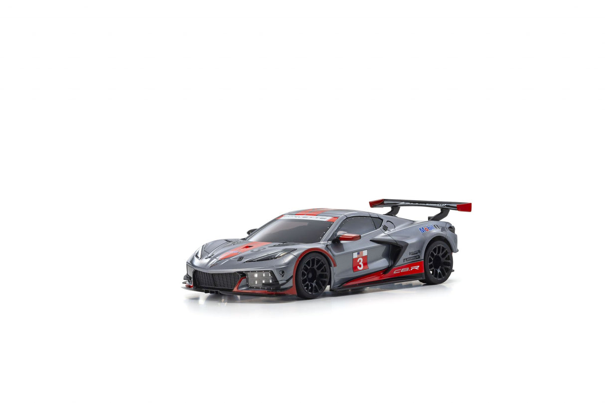 KYOSHO K.MZP244GMR - Kyosho Autoscale Mini-Z Chevrolet Corvette C8R Gun Metal/Red W-MM