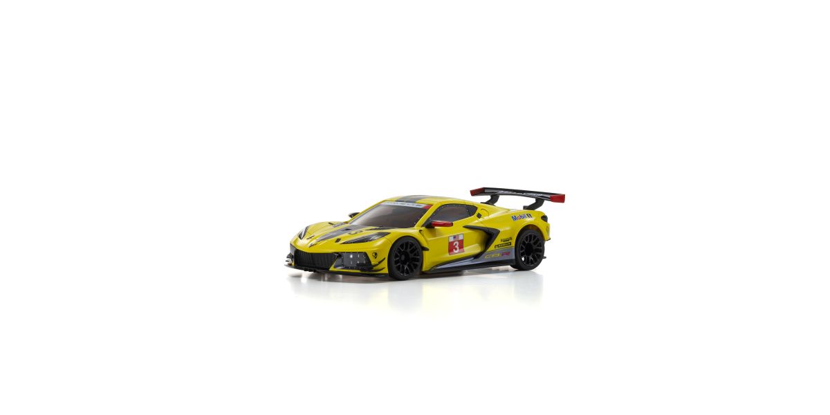 KYOSHO K.MZP244Y - Kyosho Autoscale Mini-Z Chevrolet Corvette C8R Racing Yellow W-MM