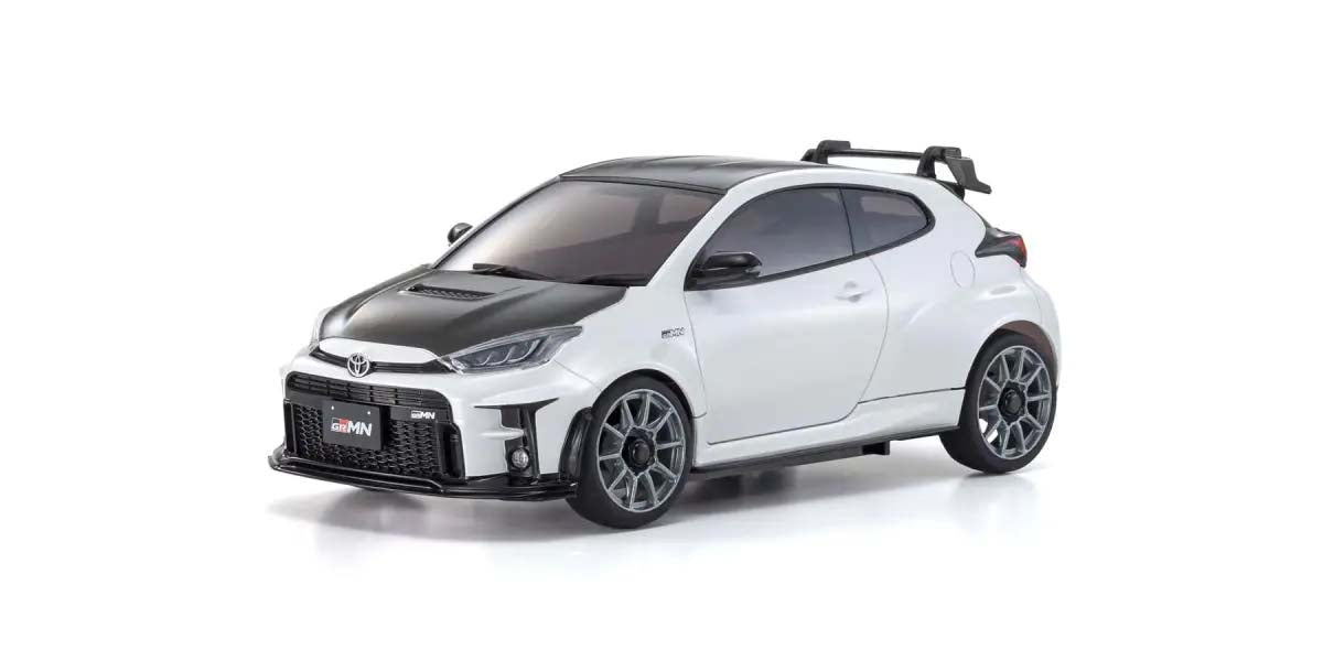 KYOSHO K.MZP470PW - Kyosho Autoscale Mini-Z Toyota GRMN Yaris Circuit Pearl White MA020