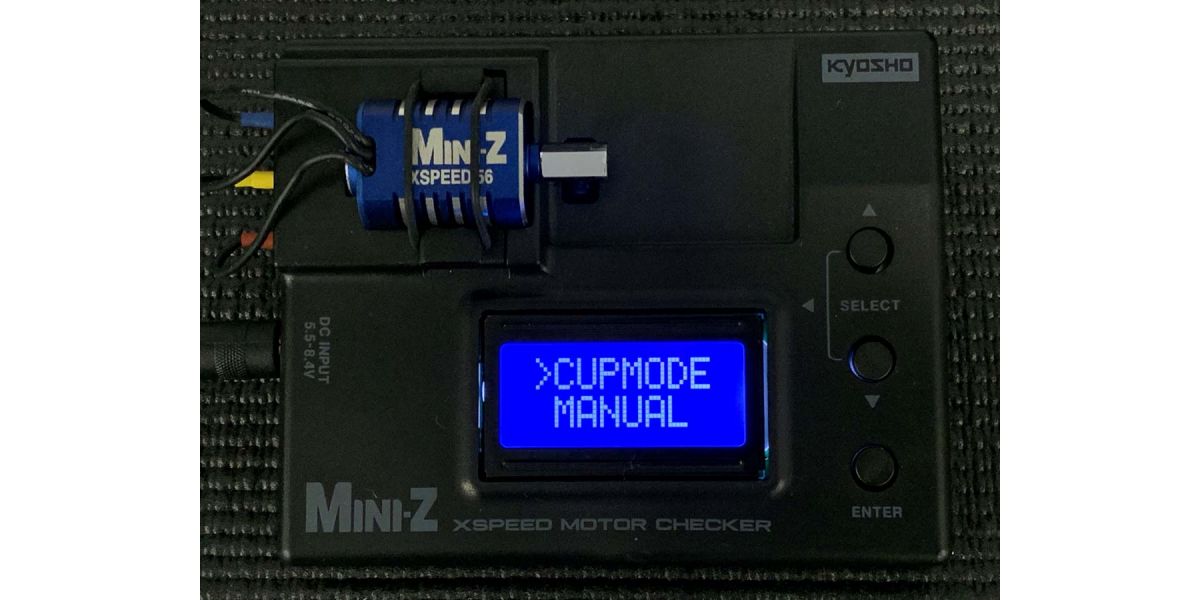 KYOSHO K.MZW124 - Motor Checker Kyosho X-Speed Mini-Z