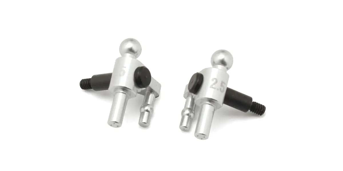 KYOSHO K.MZW710-25 - Kyosho Mini-Z MR04 Steering Block Camber 2.5 - Alu