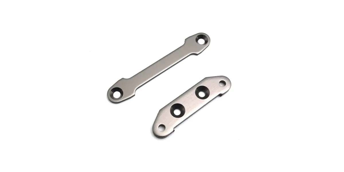 KYOSHO K.OT218GM - Front suspension plate set Kyosho Optima Pro 2 pcs Gun Metal