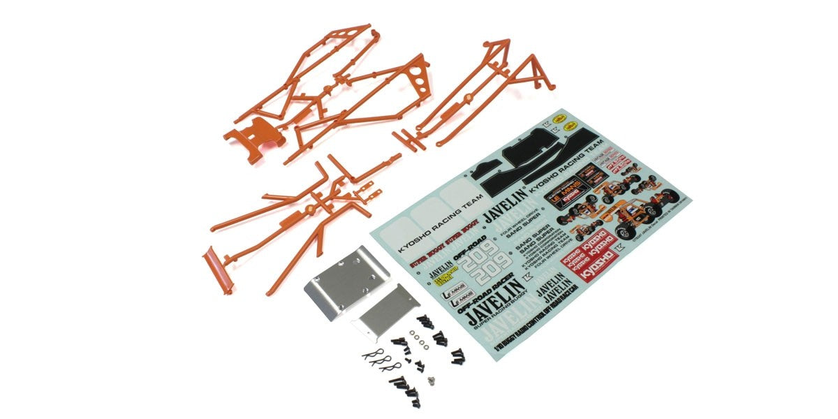KYOSHO K.OTB247OR - Body Parts and Roll Bar Kyosho Javelin -Orange