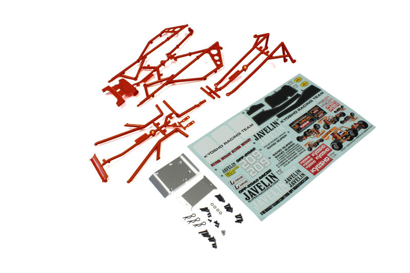 KYOSHO K.OTB247R - Body Parts and Roll Bar Kyosho Javelin - Red