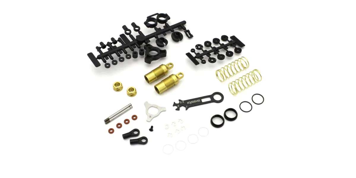 KYOSHO K.OTW128B - Front Shock set Kyosho Turbo Optima - Mid 2 pcs Gold