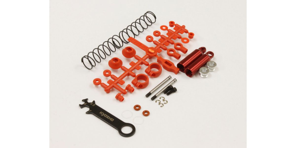 KYOSHO K.SC223RB - Rear Shock set Kyosho Tomahawk - Red 2 pcs