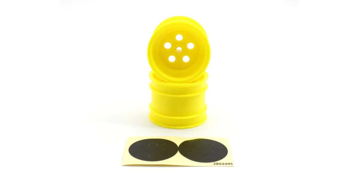 KYOSHO K.SCH008Y - Rear Wheel Yellow 1.7 inches 2 pcs Kyosho Tomahawk
