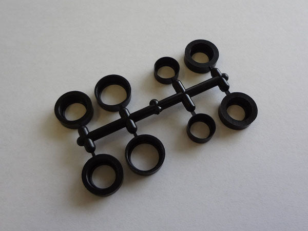 KYOSHO K.UMW704-02 - Rear Alu Hub Carrier Bearing Collar Set RB5-RB6-RB7-ZX5-RT5-SC Kyosho