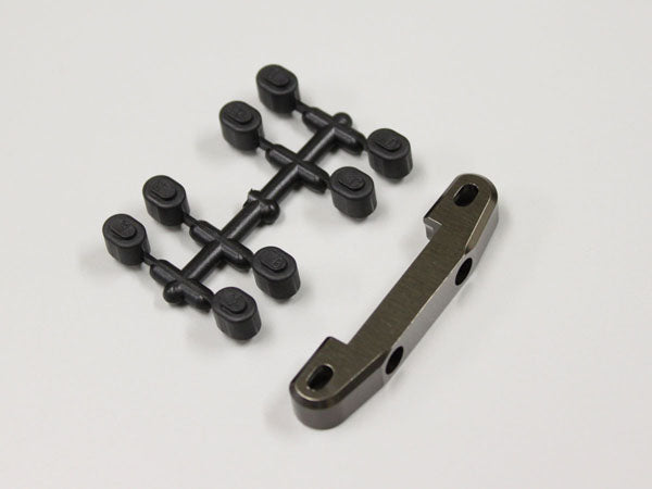 KYOSHO K.UMW707 - SUSPENSION HOLDER RB6-RB7 RR-MID ALUMINIUM - GUN METAL
