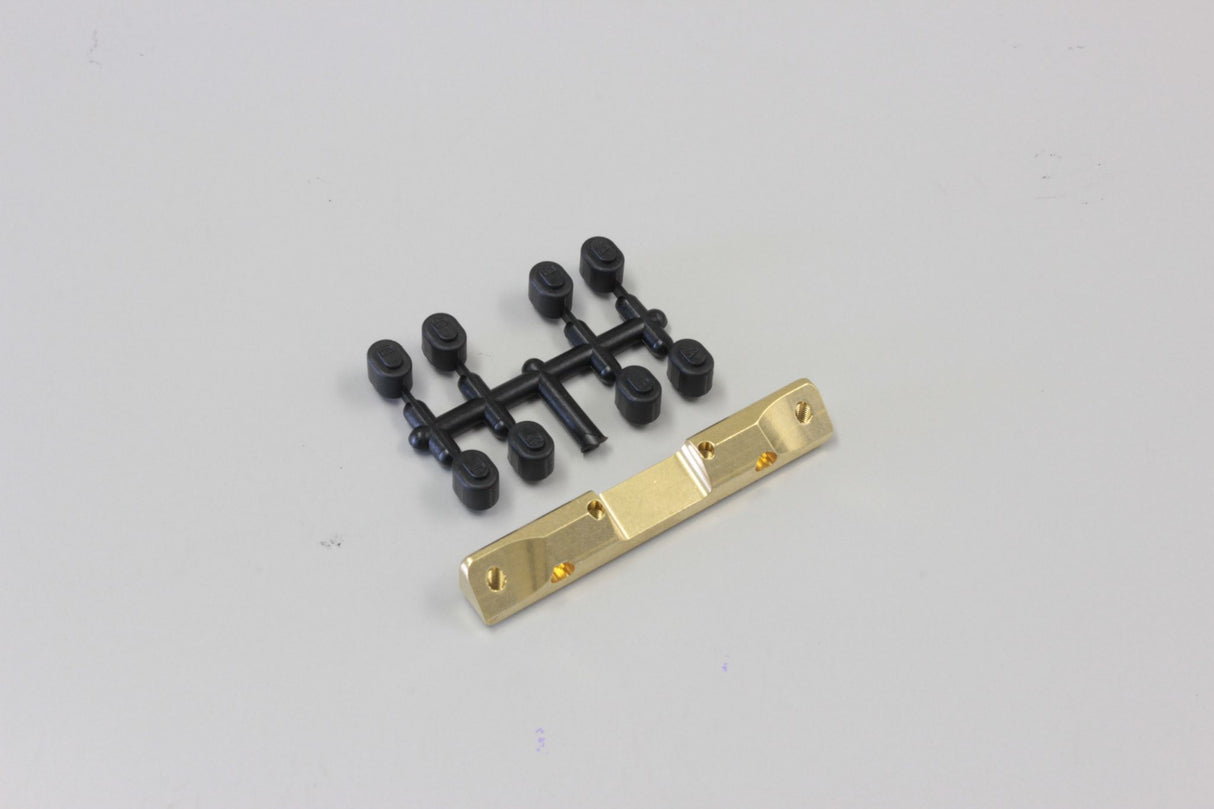 KYOSHO K.UMW725B - SUSPENSION HOLDER RB6-RB7-SC6-RT6 RF-MID MOTOR - BRASS