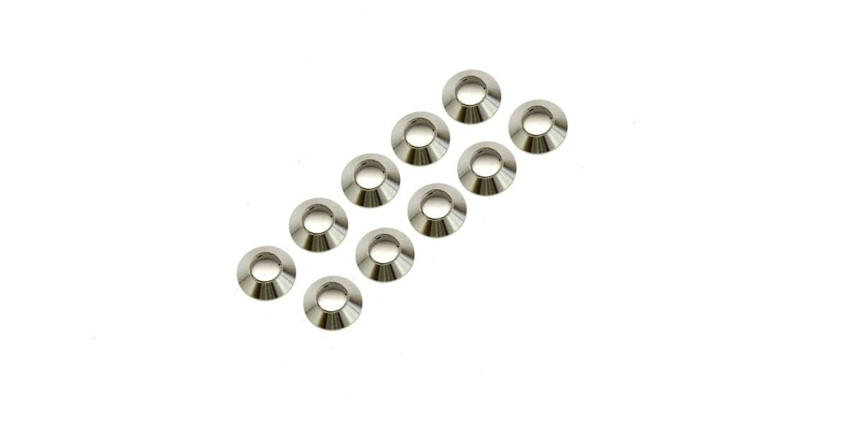 KYOSHO K.UT017 - M3x6mm Tapered Washer Kyosho Ultima 10 pcs -Silver