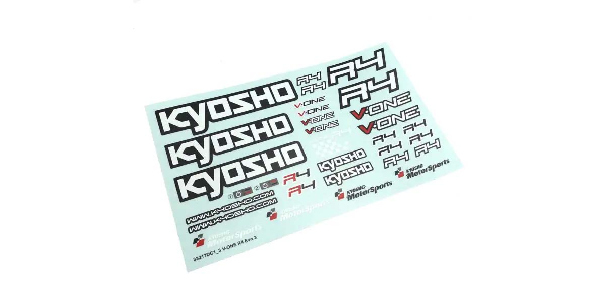 KYOSHO K.VZD02 - Decal Kyosho V-One R4 Evo3
