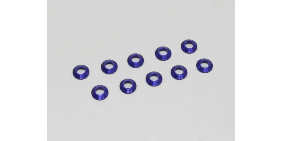 KYOSHO K.W0141VB - Binded Washer Kyosho 3x6mm 10 pcs Blue
