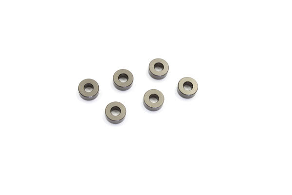 KYOSHO K.W0143GM - Anodized Washer 3x7x3mm 6 - Gun Metal