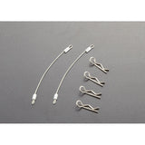 Body Clips (4pcs.) with Metal cord 80mm (2pcs.)