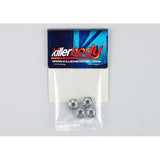 DISC.. Aluminum wheel nuts (gray) 4pcs.