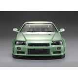 Nissan Skyline R34 195mm, champaign-green finished, RTU all-in