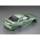 Nissan Skyline R34 195mm, champaign-green finished, RTU all-in