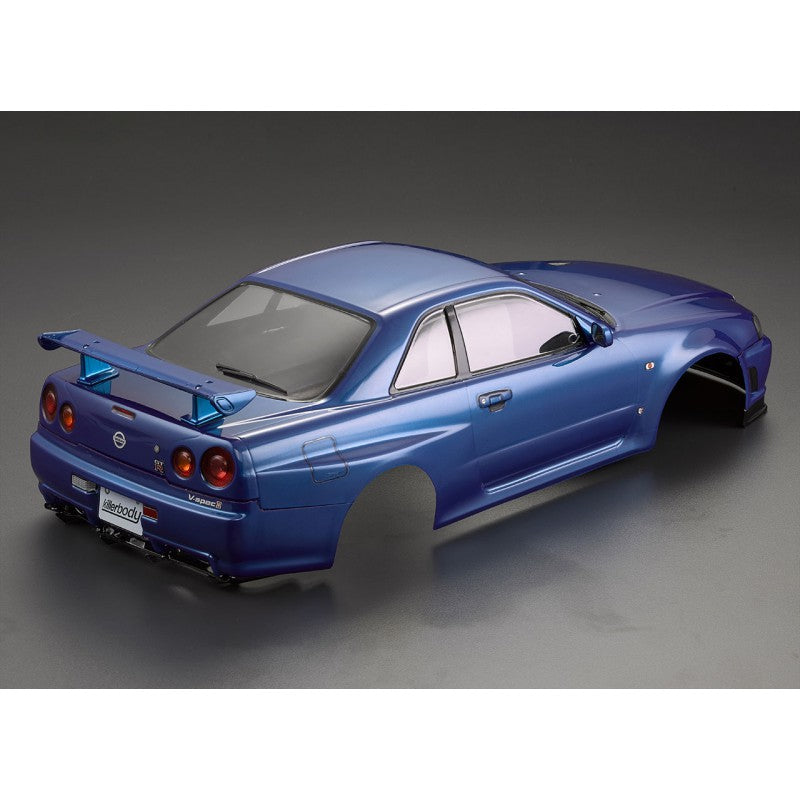 Nissan Skyline R34 195mm Metallic Blue lackiert RTU all-in