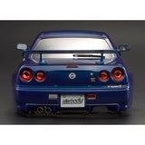 Nissan Skyline R34 195mm Metallic Blue lackiert RTU all-in