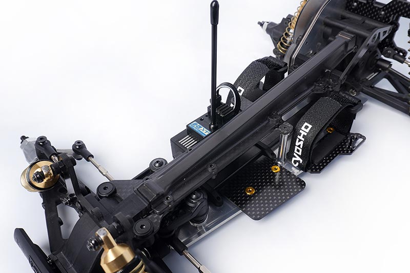 KOSWORK KOS04321 - Carbon Radio Plate & ESC Mount Koswork 2.0mm - Optima Mid