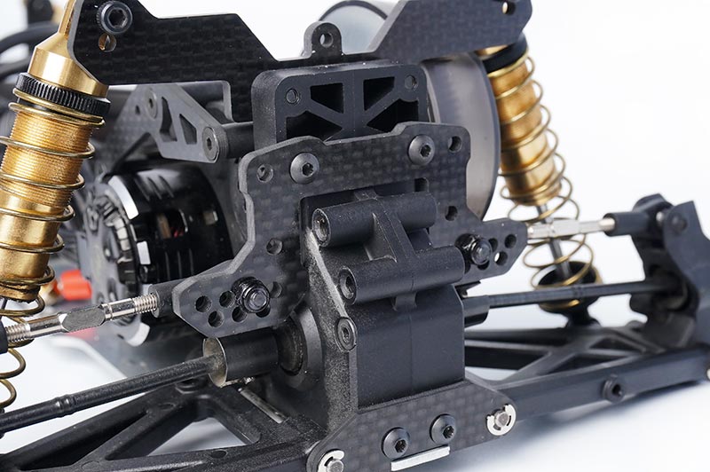 KOSWORK KOS04328 - Koswork Carbon Rear Camber Link Mount 3mm for Optima Mid