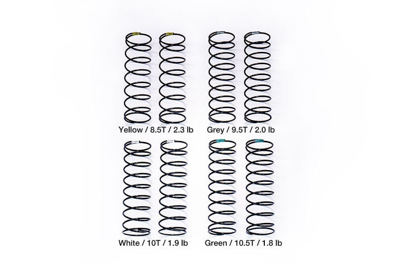 KOSWORK KOS04851RSET - Koswork Big Bore Rear Shock Spring Set 61mm. 1.8/1.9/2.0/2.3 4