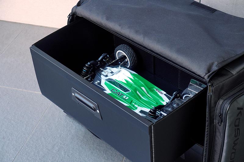 KOSWORK KOS32221PP - Koswork 1:10 RC Compact 3 Drawer 560x340x360mm PP Frame