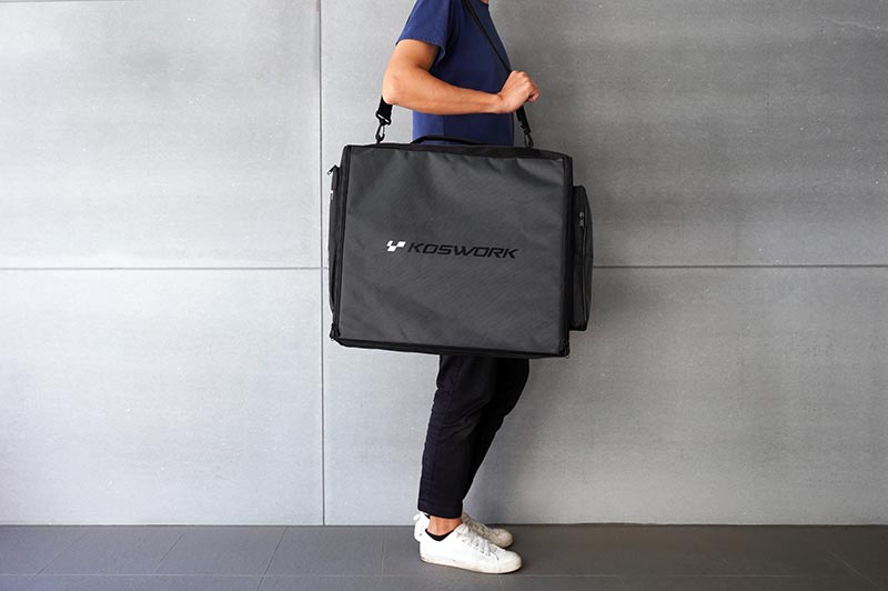 KOSWORK KOS32251PP - Koswork 1:10 RC Dual Drawer Bag 540x350x420mm PP Frame