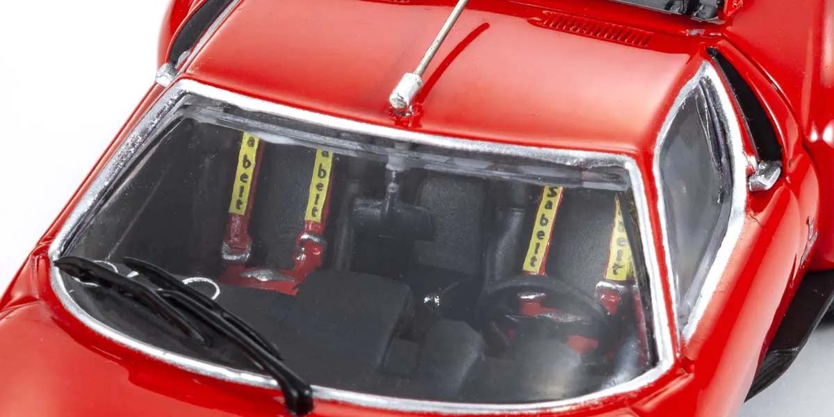 KYOSHO DIE CAST KS03203R - Kyosho 1:43 Lamborghini Miura SVR 1970 Red