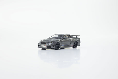 KYOSHO DIE CAST KS07130LGR - Kyosho MOTN Led System 1:64 Skyline GT-R Nismo BNR34 CRS version