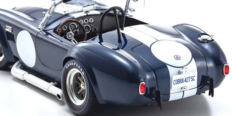 KYOSHO DIE CAST KS08048DBL - Kyosho 1:18 Shelby Cobra 427 S/C Spider 1962 Blue-White