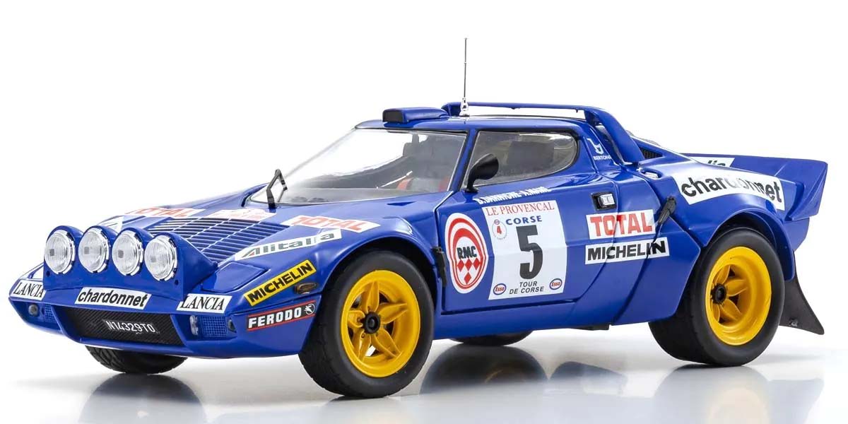KYOSHO DIE CAST KS08130C - Kyosho 1:18 Lancia Stratos HF B.Darniche Tour de Corse 1976 Nr.5