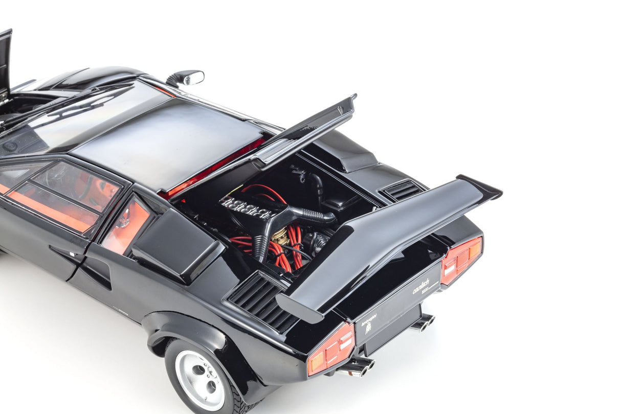 KYOSHO DIE CAST KS08320BK - Kyosho 1:18 Lamborghini Countach LP5000 Quattrovalvove Black