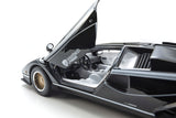 KYOSHO DIE CAST KS08320C - Kyosho 1:18 Lamborghini Countach LP500R Black-White