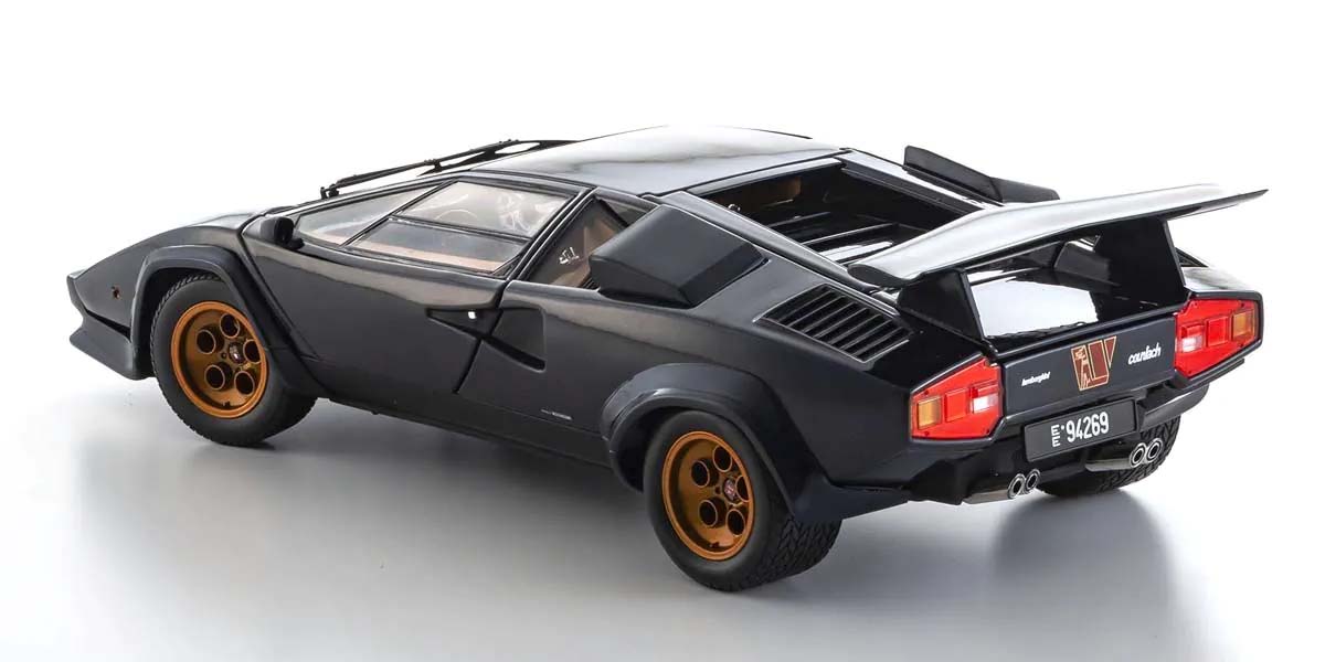 KYOSHO DIE CAST KS08320D - Kyosho 1:18 Lamborghini Countach LP500S Walter Wolf 1982 Dark Blue