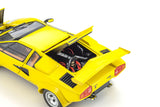 KYOSHO DIE CAST KS08320Y - Kyosho 1:18 Lamborghini Countach LP5000 Quattrovalvove Yellow